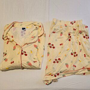 Old Navy yellow fruity pajama set - 2X